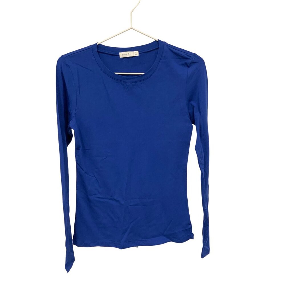 Active Basic Blue Long Sleeve Tee
